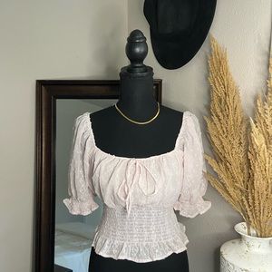 Forever 21 blouse with embroidery detail